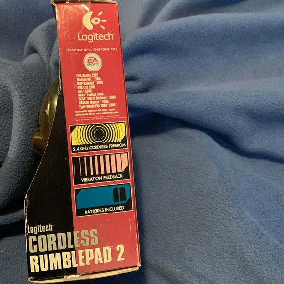 Vintage PC Logitech game cordless Rumblepad 2 - Picture 4 of 12